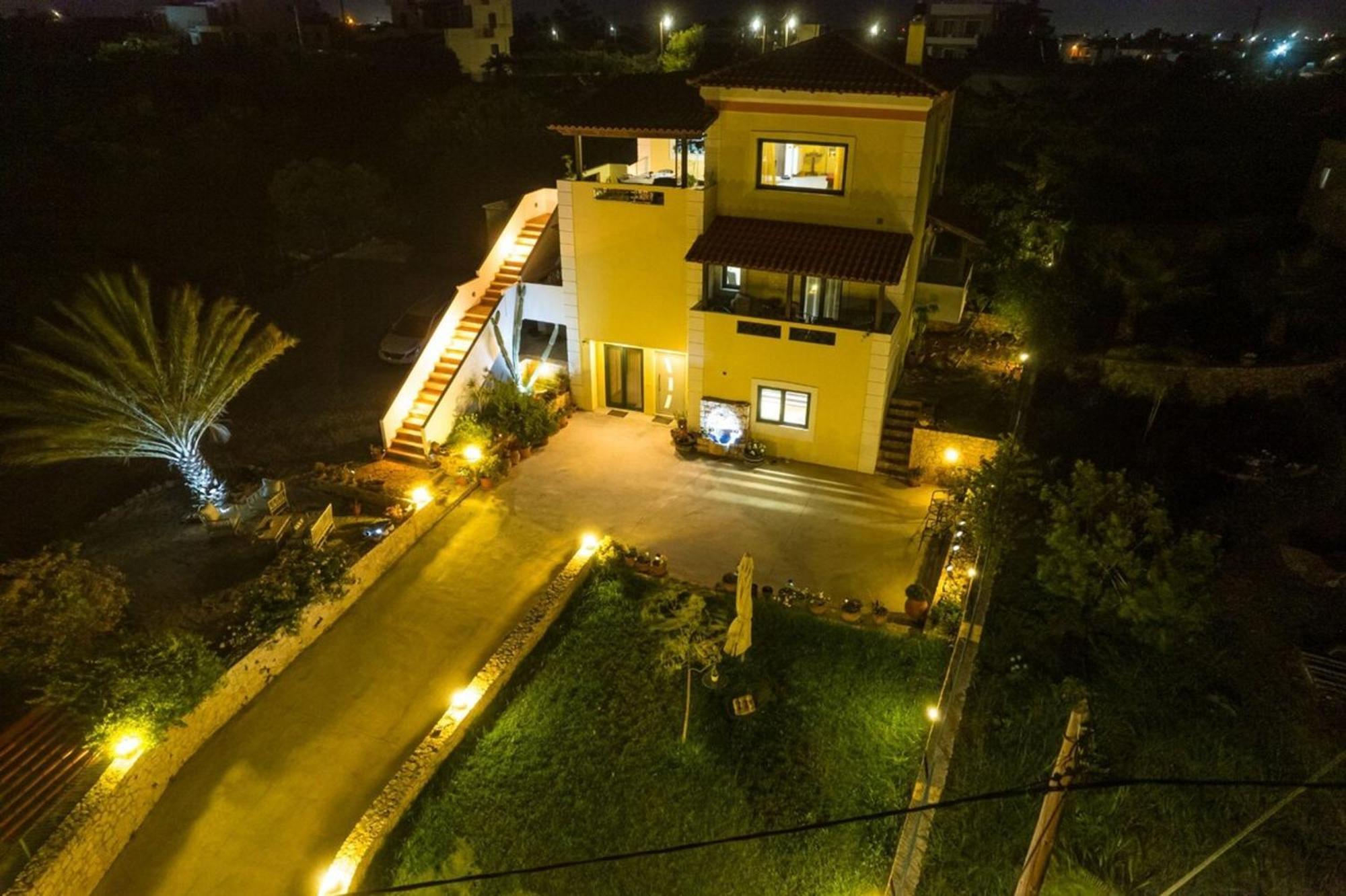 Villa Aitheras With Sea Views And Garden Stérnai Exteriör bild