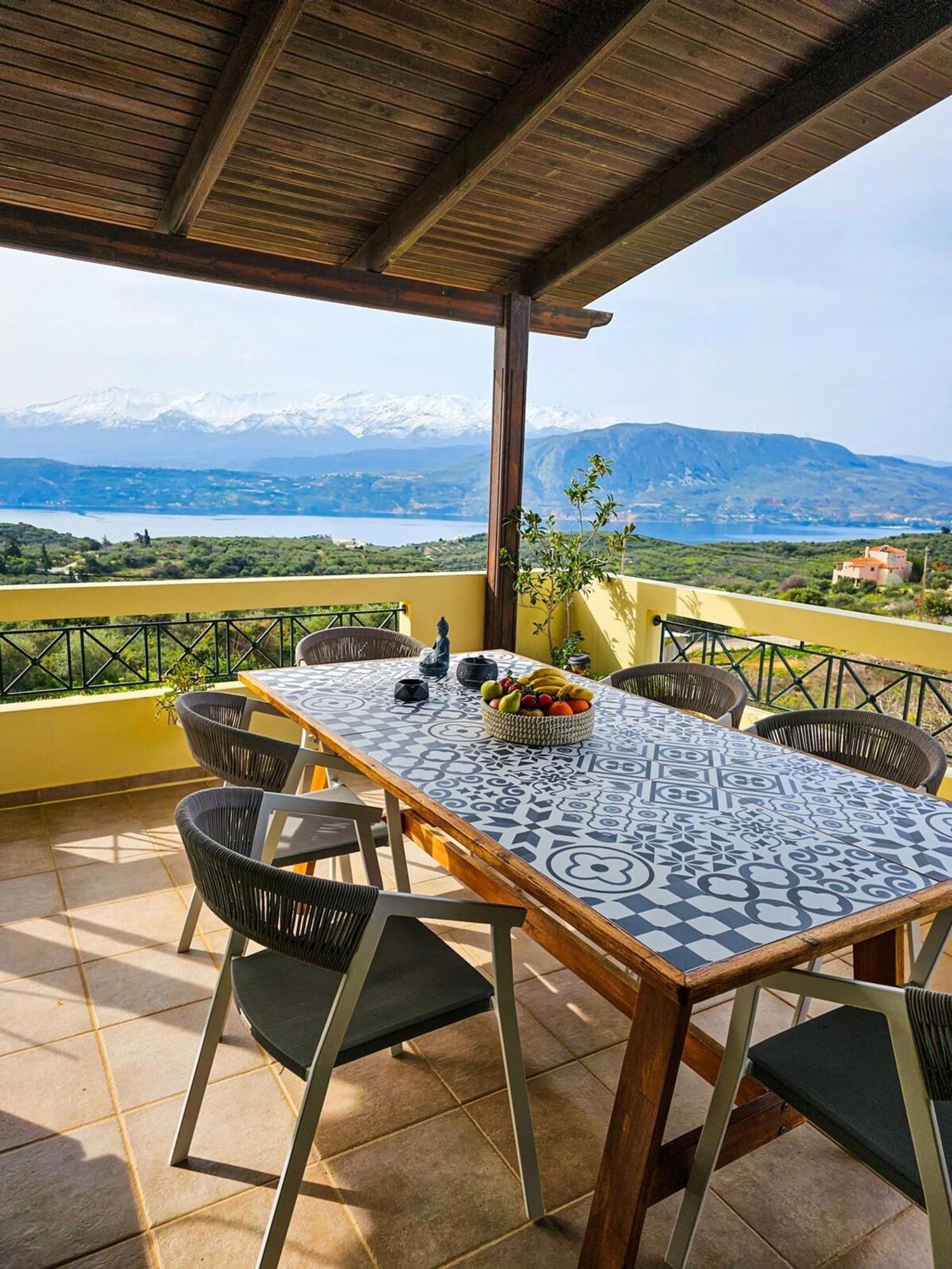 Villa Aitheras With Sea Views And Garden Stérnai Exteriör bild